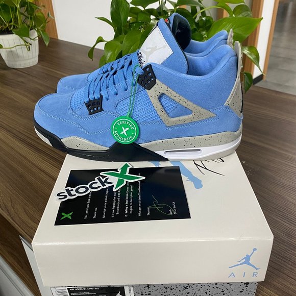 Jordan Shoes Air Jordan 4 Retro University Blue Poshmark Jordan Shoes Air Jordan 4 Retro University Blue Poshmark